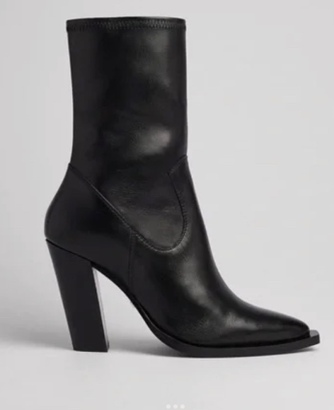 Slanted Heel Western Boots