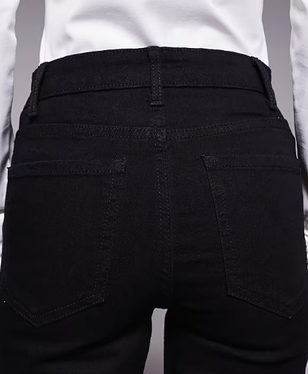 ASOS DESIGN Petite skinny jeans in clean black