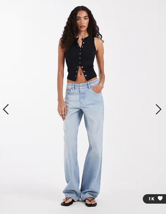 ASOS DESIGN Circular Design Collection Tall oversized baggy boyfriend jean in soft light midwash