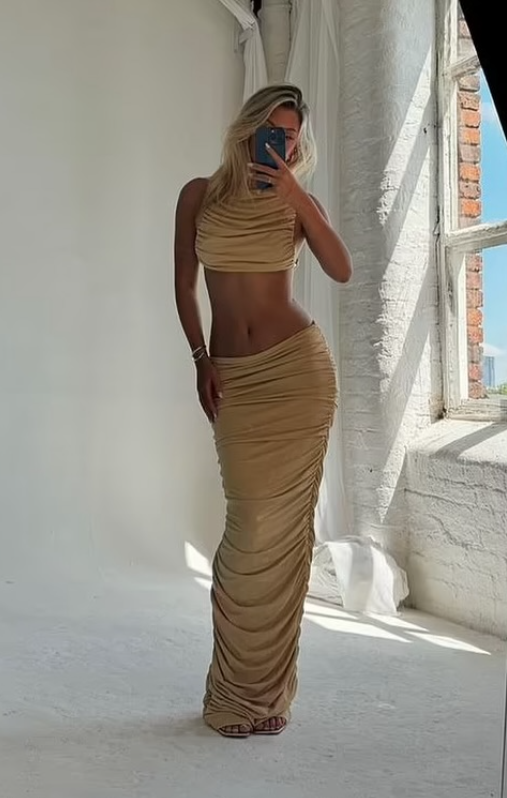 PrettyLittleThing - Butter Yellow Set