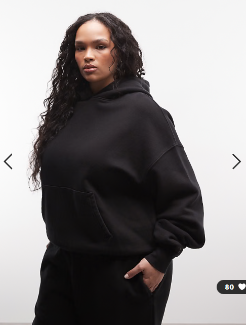 4505 Curve Icon Rest Day heavyweight 440gsm cotton cocoon oversized hoodie in washed black