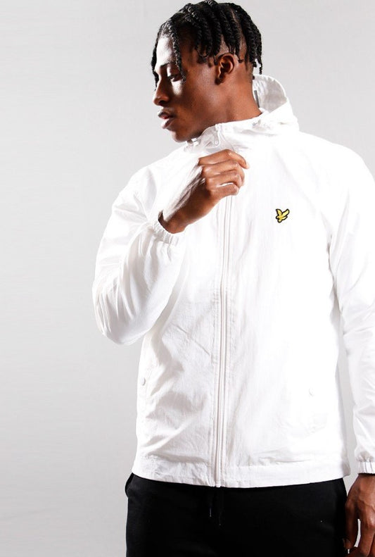 Lyle & Scott Hooded Jacket White.