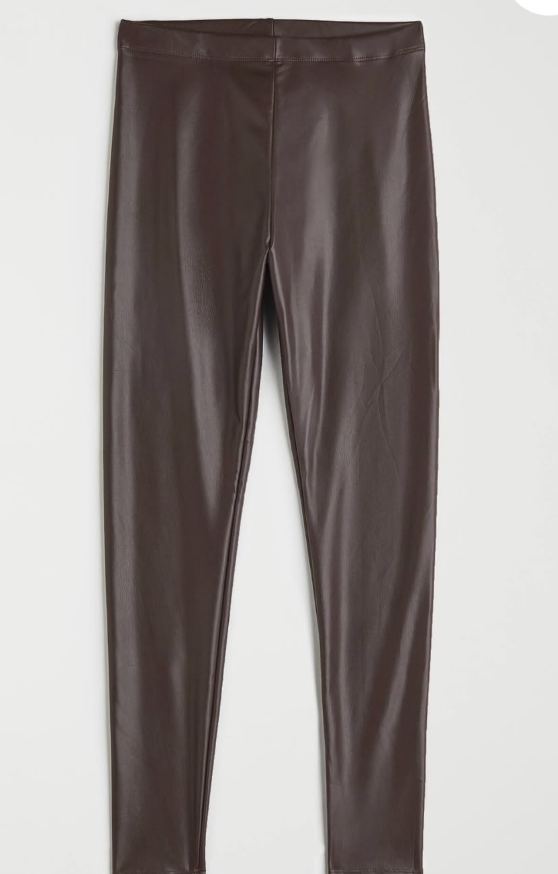 H&M - COATED LEGGINGS
