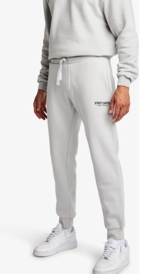 Street Cartel - SET - certified worldwide hoodie & sweatpants - lt grey