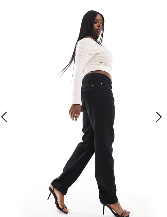 Yours slim fit jeans in black