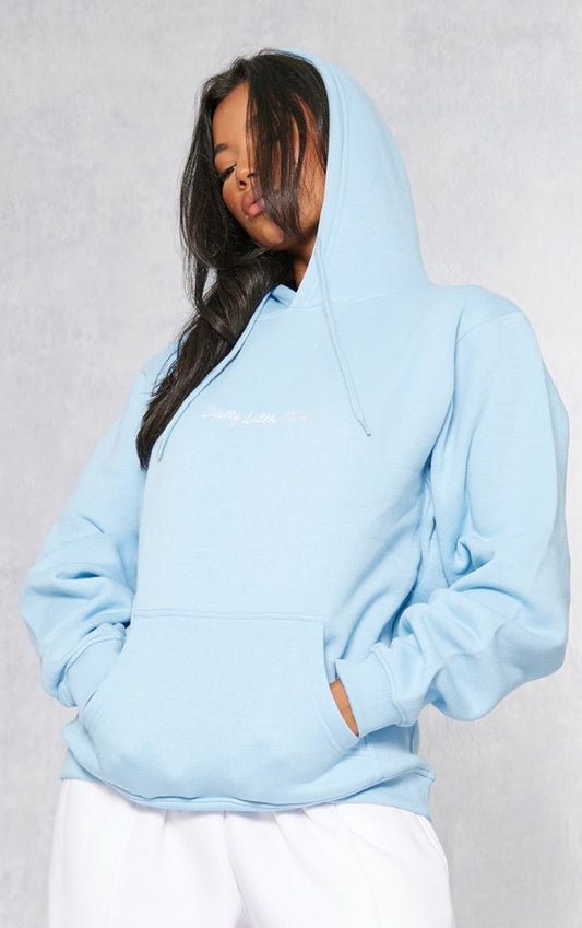 Baby Blue Oversized Sweat Hoodie