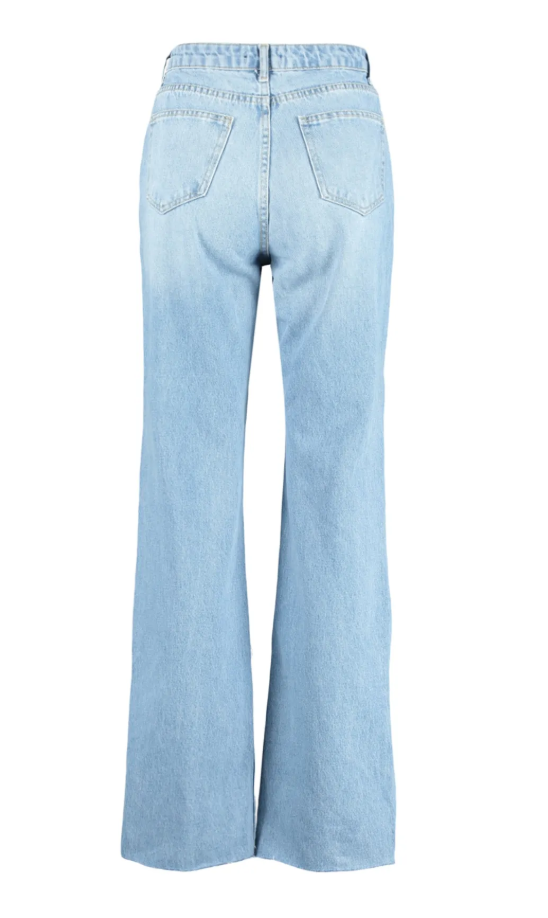 High Waist Leg Jeans