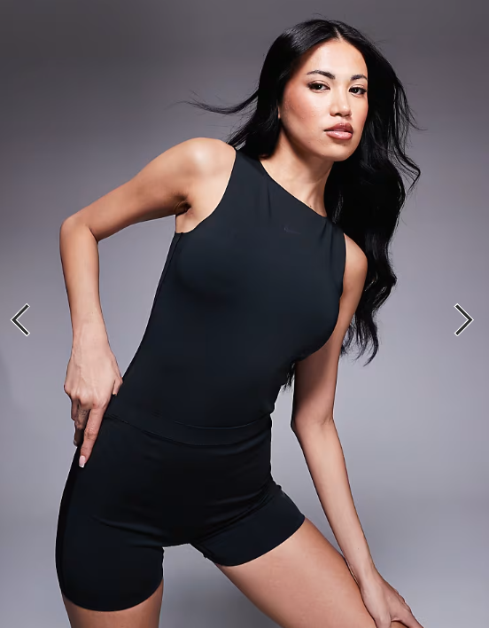 Nike Training Form fitted bodysuit in black