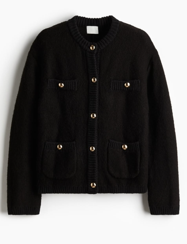 H&M - POCKET-DETAIL CARDIGAN