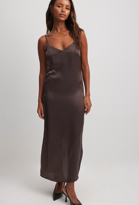 Na-kd Satin Slip Dress