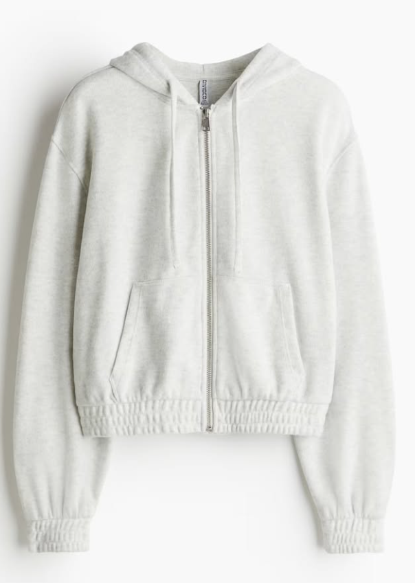 H&M - JERSEY ZIP-THROUGH HOODIE