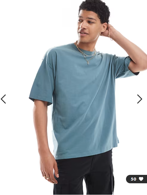 Hollister baggy T-shirt in green