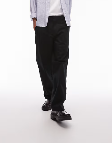 Dickies - 247 loose baggy fit work trousers in black