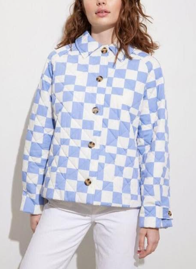 Envii - Encamellia Jacket - Checked Blue