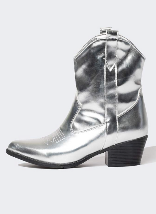 Faux Leather High Sole Boot