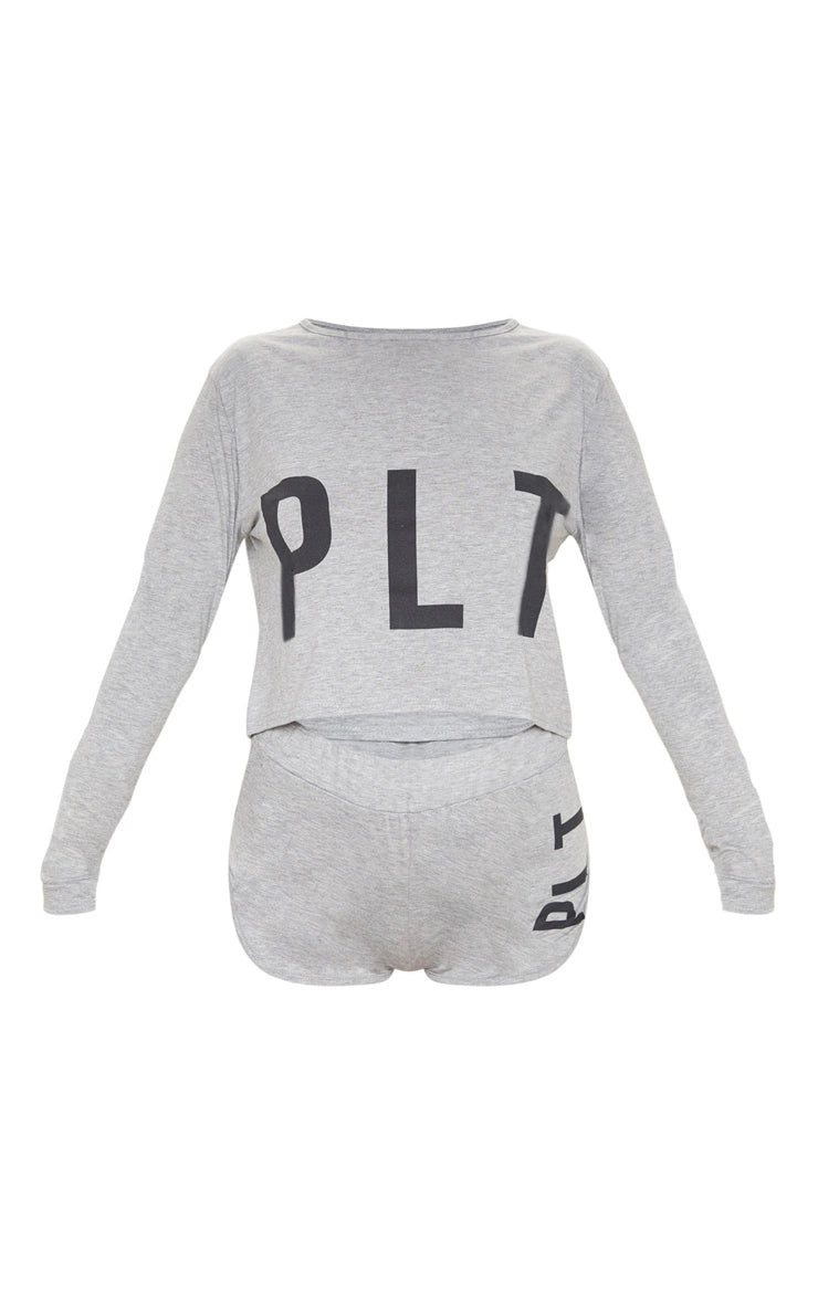 Grey Short Pyjama Set