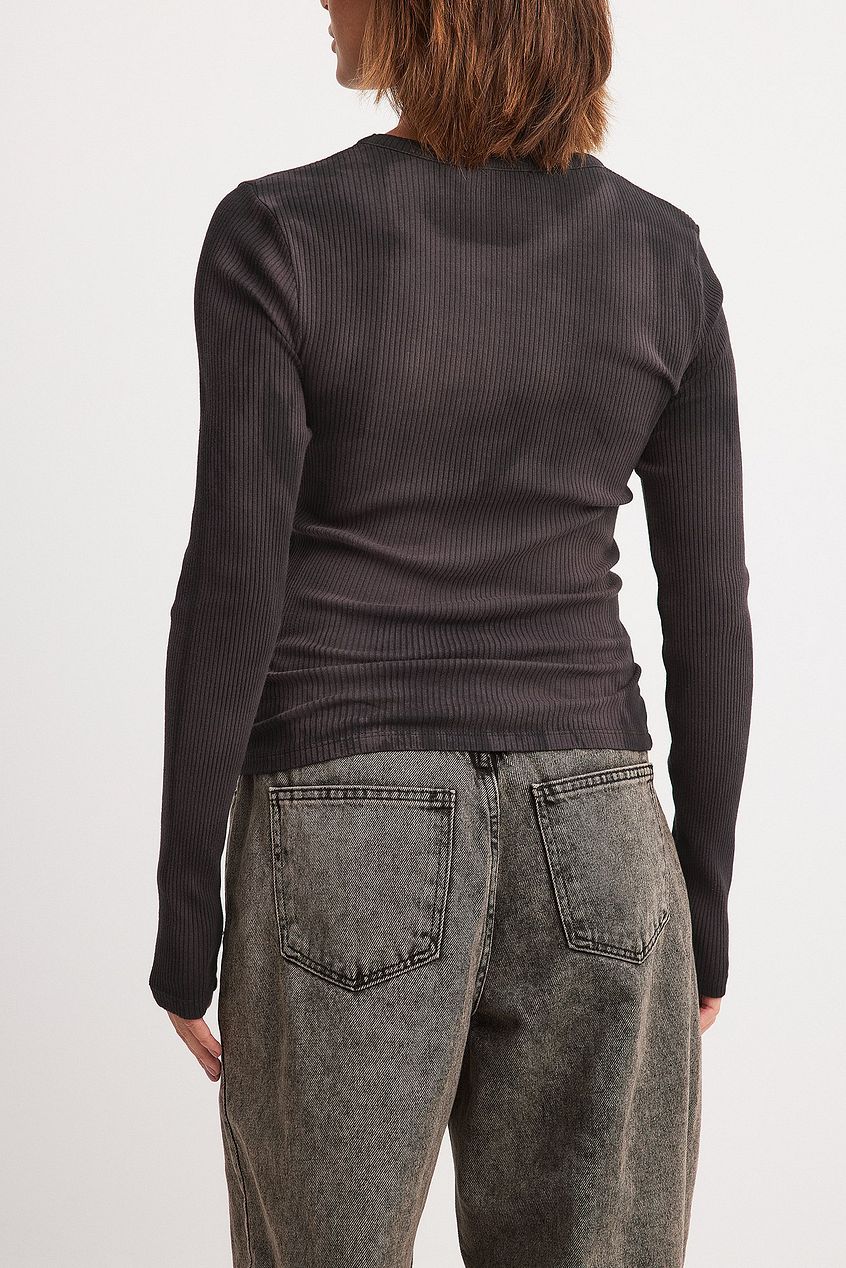 Na-kd - Acid Wash Rib Top