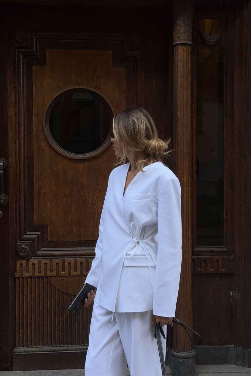 Na-kd Oversized Tie Detail Blazer