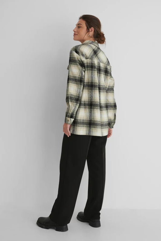 Checked Oversized Shirt