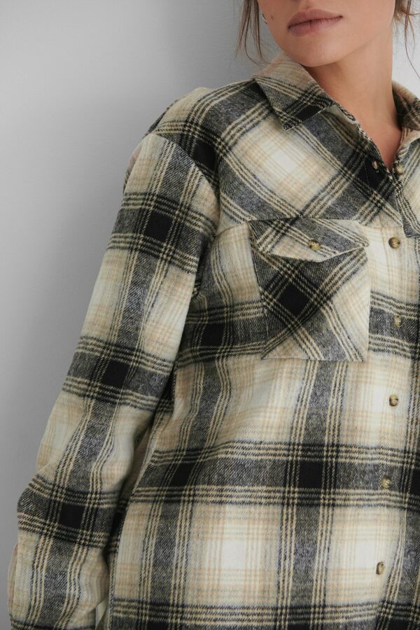 Checked Oversized Shirt