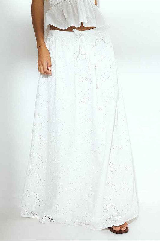 Na-kd Anglaise Maxi Skirt