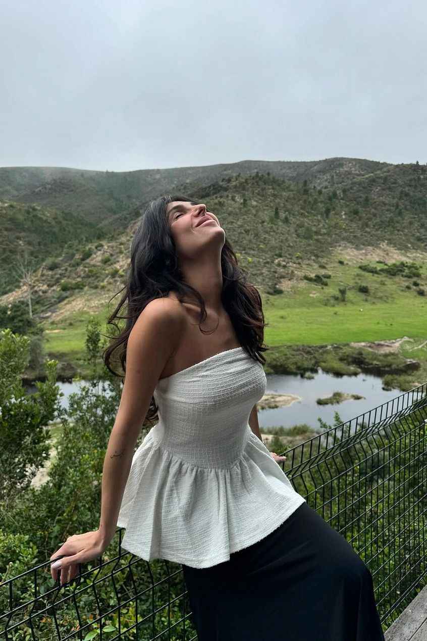 Na-kd Tweed Tube Top