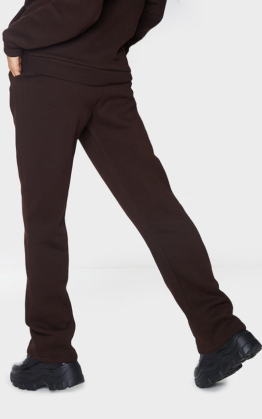 Plt - Logo Chocolate Badge Detail Straight Leg Sweatpants