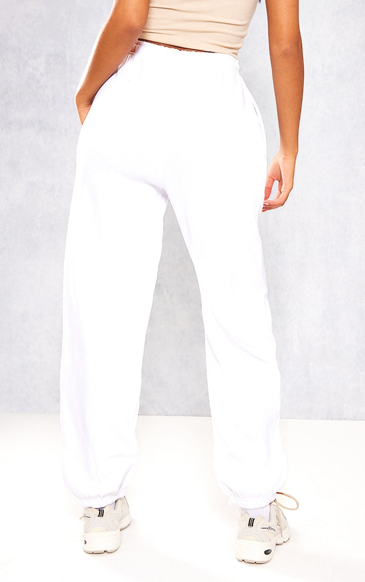 Tall White Sweat Ultimate Joggers