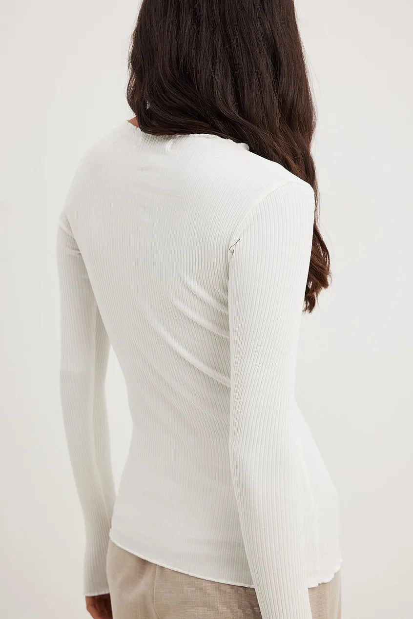 Babylock Ribbed Long Sleeve Top