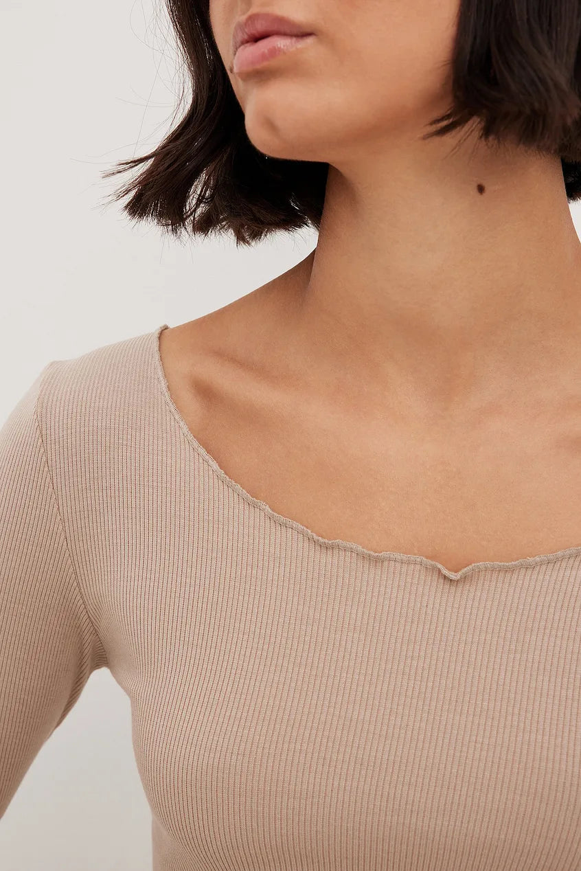 Round Neck Babylock Top