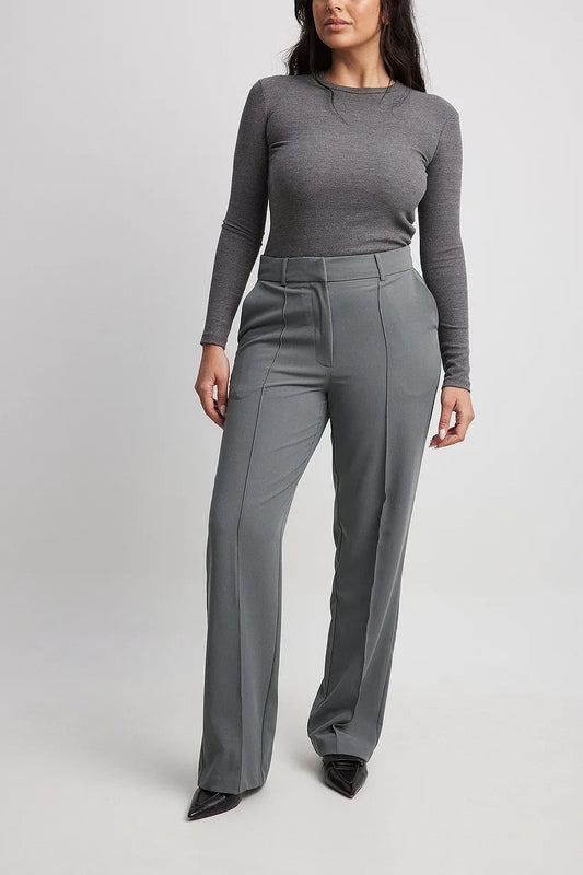 Back Slit Suit Pants