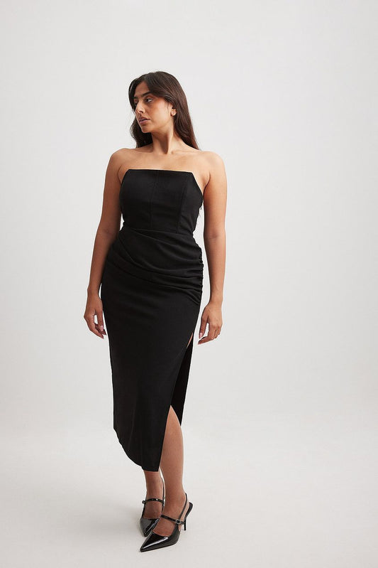 Bandeau Corset Midi Dress