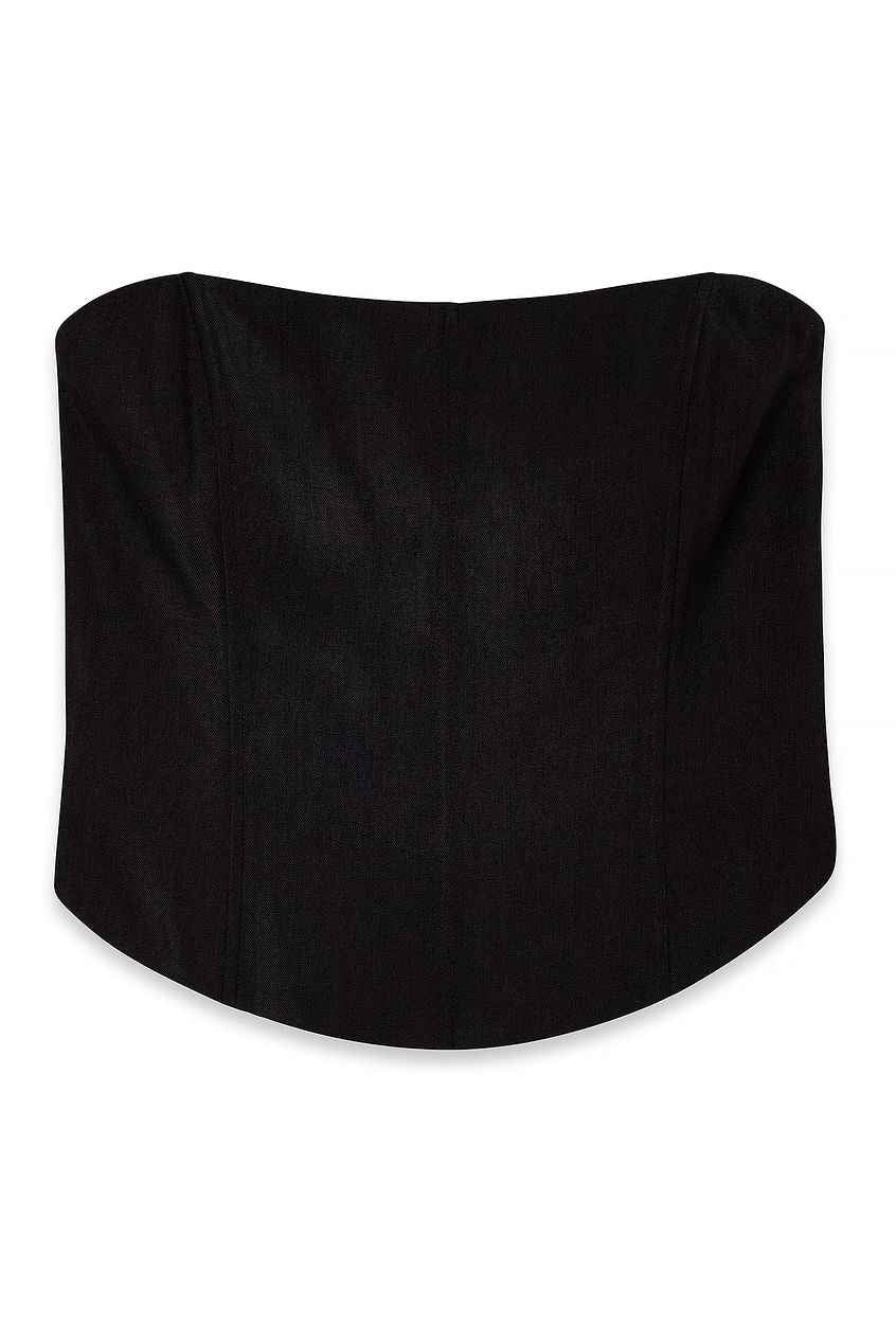 Na-kd Bandeau Sculpted Corset Top