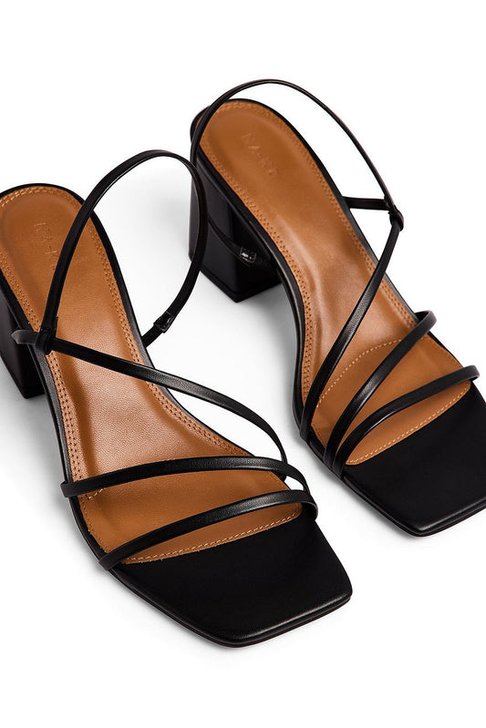 Basic Strappy Block Heels