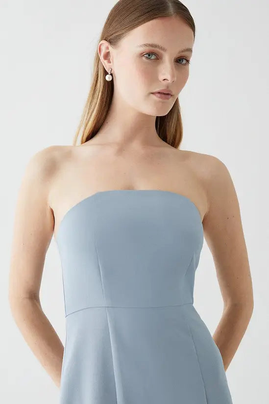 Coast - Tailored Crepe Bandeau Fishtail Bridesmaid Maxi Dress