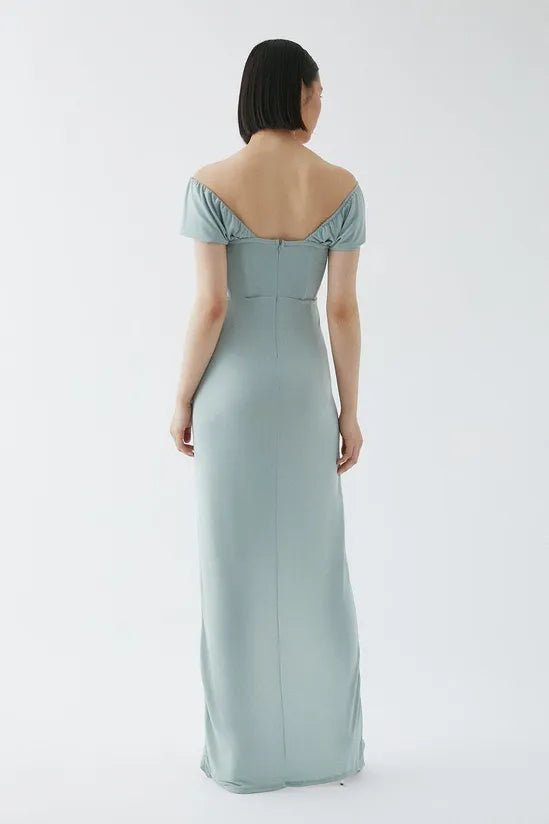 Bardot Slinky Jersey Bridesmaids Maxi Dress