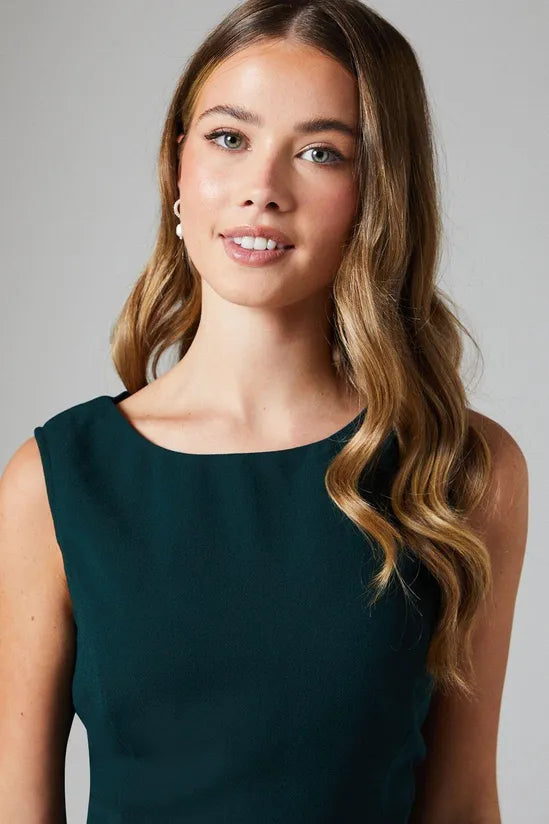 Teen Coast Cowl Back Satin Bridesmaid Maxi Dress