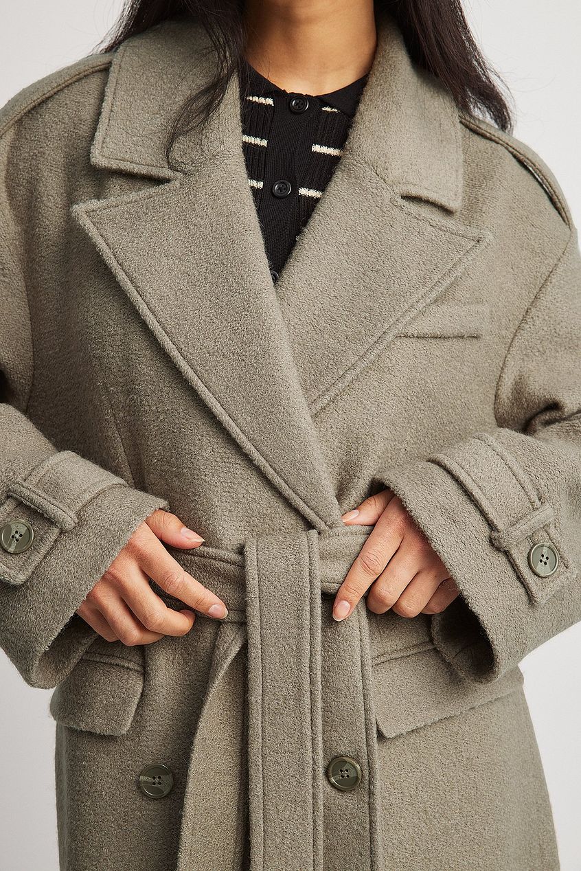 Belted Structured Coat