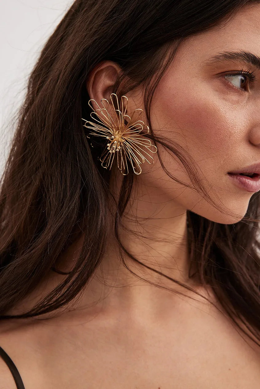 Big Flower Earring