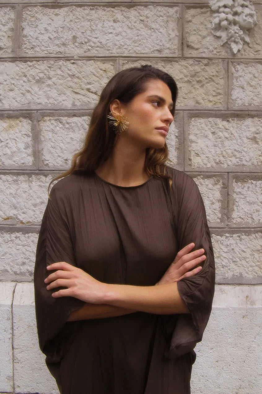 Big Flower Earring