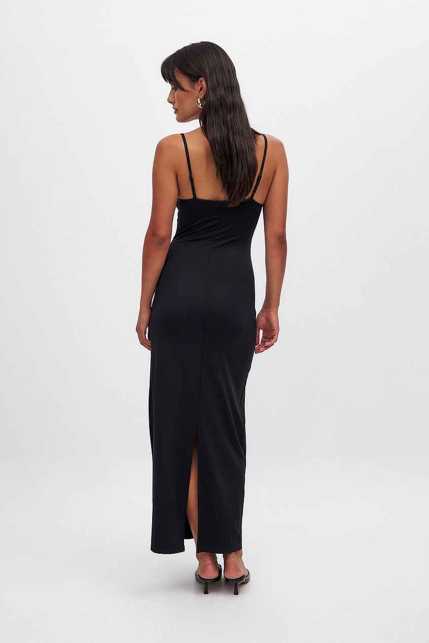 Na-kd Body Hugging Slip Maxi Dress