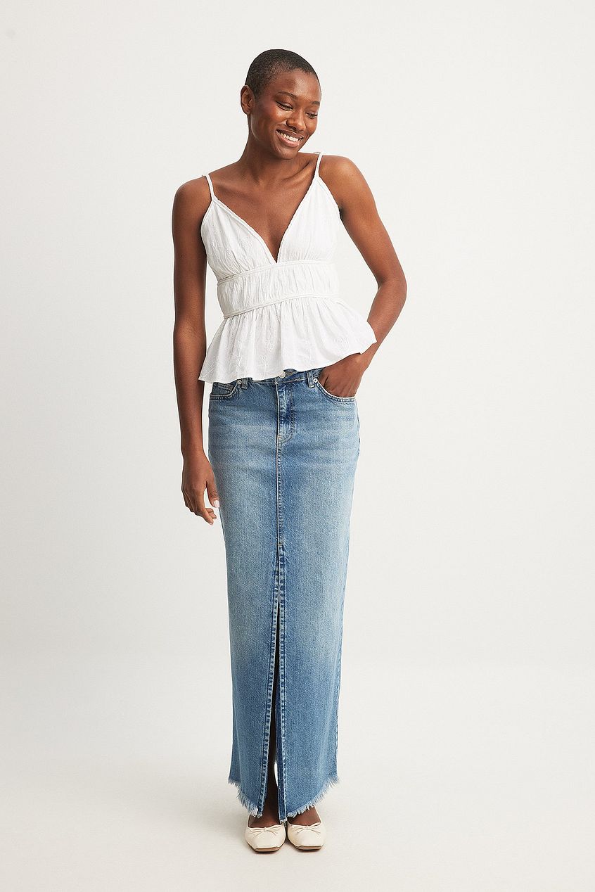 Braid Detail Cotton Top