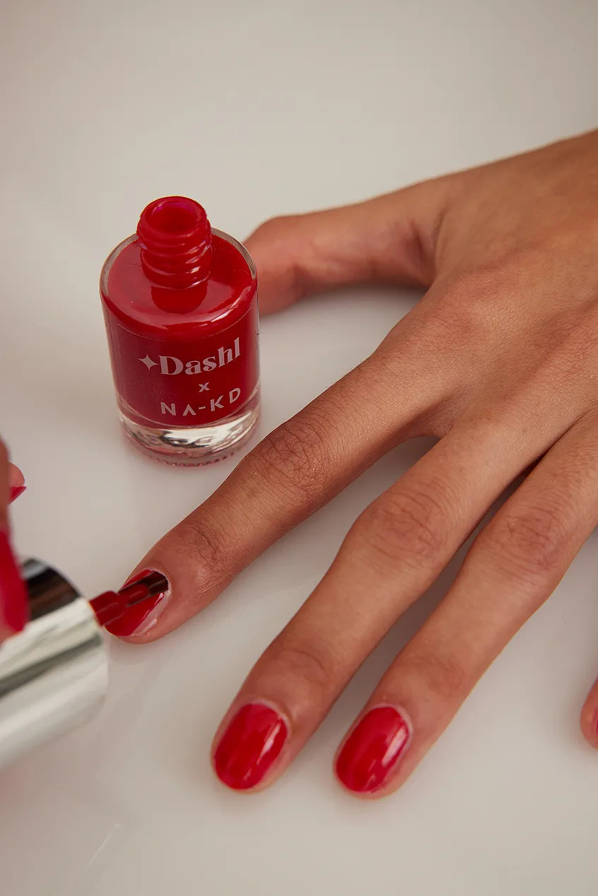 Dashl x NA-KD Nail Polish Red