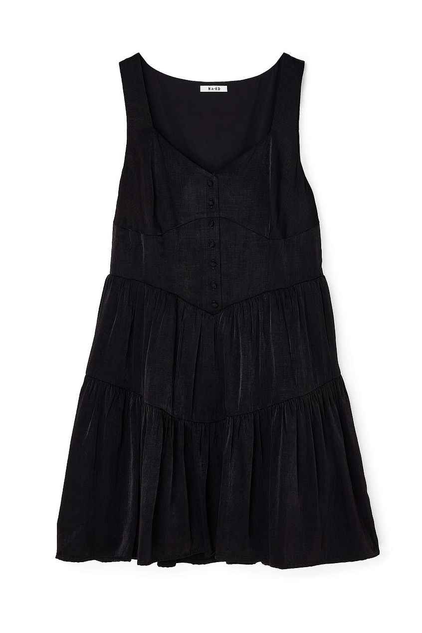 Na-kd Buttoned Mini Dress