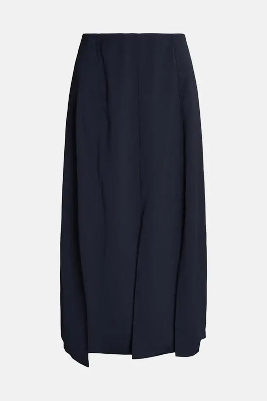 Warehouse Split Pleat Detail Relaxed Midi Skirt