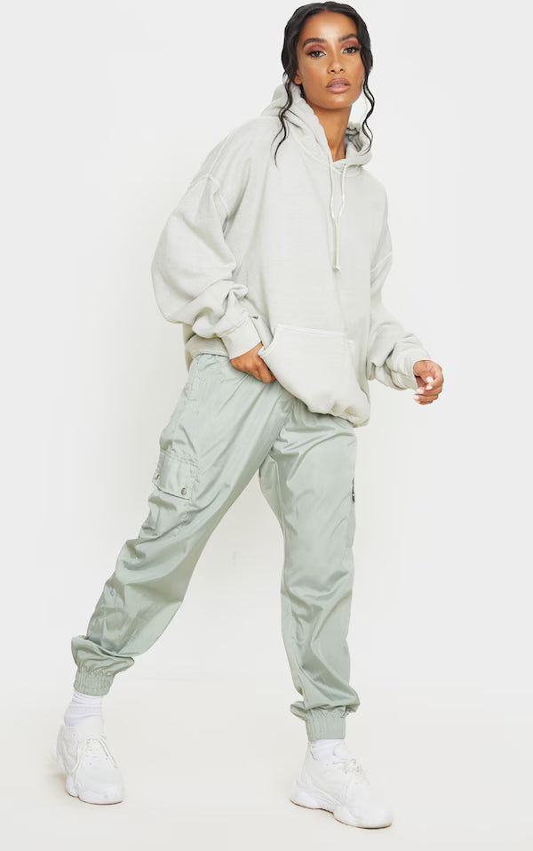 Plt - Sage Oversized Basic Hoodie
