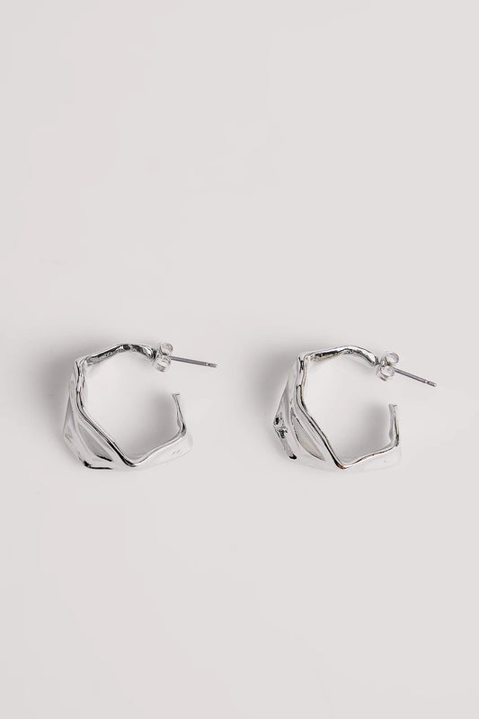 Chunky Earrings Silver