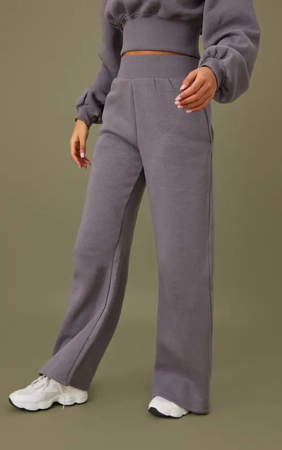PrettyLittleThing Tall High Waist Wide Leg Jogger
