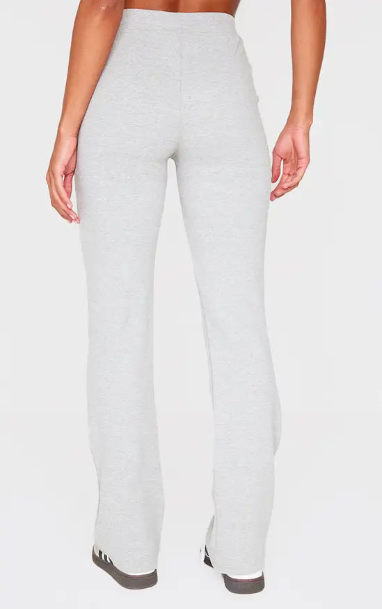 Plt - Grey Marl Straight Leg Trousers