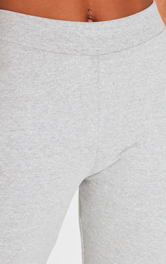 Plt - Grey Marl Straight Leg Trousers